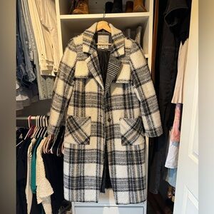 NVLT Plaid Boucle coat, size L